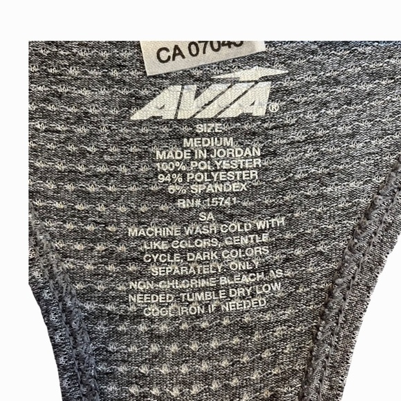 Avia pink  gray racerback sleeveless tank top - Picture 5 of 5